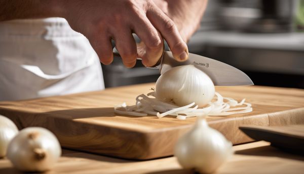 Apprendre à couper un oignon rapidement sans pleurer